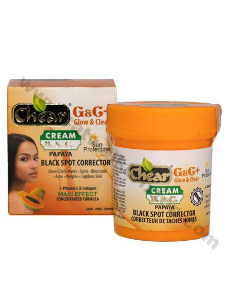 Chear | G&C+ Glow & Clear Papaya Black Spot Corrector (B.S.C) Lightening Cream | 30ml