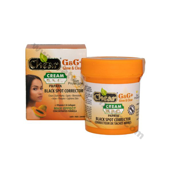 Chear | G&C+ Glow & Clear Papaya Black Spot Corrector (B.S.C) Lightening Cream | 30ml