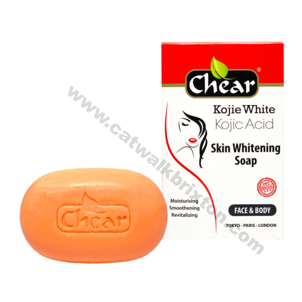 Chear | Kojie White Kojic Acid Skin Whitening Face & Body Washing Soap Bar | 150g