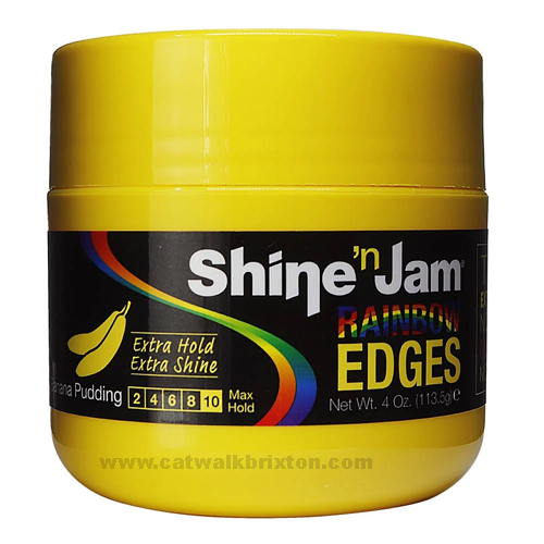 SHINE ‘N JAM® | RAINBOW EDGES | EXTRA HOLD | BANANA PUDDING | 4oz