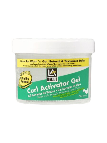 LONG AID® | CURL ACTIVATOR GEL | EXTRA DRY FORMULA | 10oz