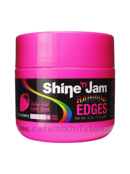 SHINE ‘N JAM® | RAINBOW EDGES | EXTRA HOLD | STRAWBERRY | 4oz