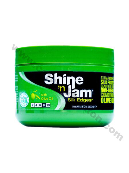SHINE ‘N JAM® | SILK EDGES WITH OLIVE OIL | 8oz