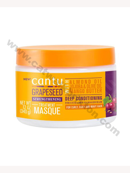 CANTU | GRAPESEED | STRENGTHENING DEEP TREATMENT MASQUE 12oz
