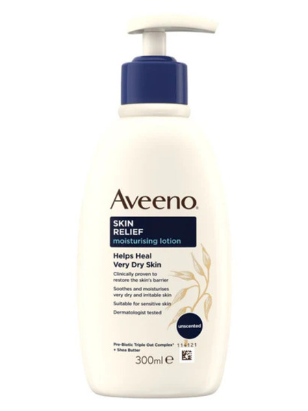 AVEENO| SKIN RELIEF MOISTURISING LOTION| HELPS HEAL VERY DRY SKIN